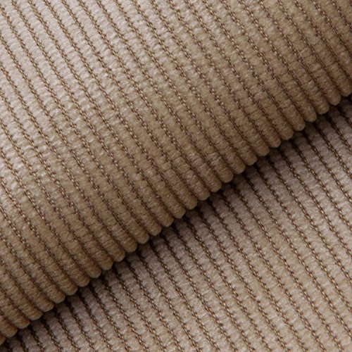 Baibu Einfach Dekorativ Sofa Kissenbezug Kissenhülle mit verdecktem Reißverschluss aus Kord in 10 modernen Farben und 6 Größen 40x40cm Khaki - 4