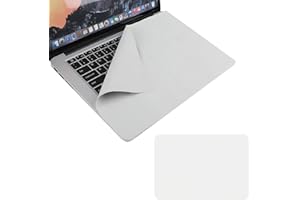 Hugfads Bildschirmschutz Mikrofaserfolie für MacBook Pro 13" (33cm), MacBook Pro 14" (35.5cm) und MacBook Air 13" (33cm), inklusive Reinigungstuch, Schutz vor Tastaturabdrücken