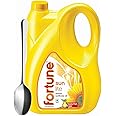 Kten SINCE 1984 TASTY FOOD... HEALTHY MOOD! Fortune Sunlite Refined Sunflower Oil, 5L With Long Handle Dessert Spoon Free