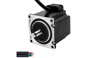 iMetrx Nema 23 1PCS Stepper Motor 56mm 1.26N.m 2.475V 4.0A Holding Torque 2-Phase 4-Wire 1.8 Deg for CNC Mill Kit or 3D Printer