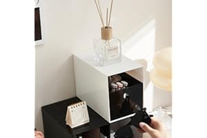 Fangoo Stackable Desktop Drawer Organizer Under Table Office Organizer Plastic Storage Box Make up Drawer Organiser Stationery Supplies Organizer for Office School Home