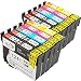 Produktbild Win-Tinten Kompatibel Tintenpatronen Epson T1281 T1282 T1283 T1284 T1285 für Epson Stylus s22 sx125 sx130 sx230 sx235 sx235W sx420 sx420W sx425 sx425W sx430 sx430W sx435 sx435W sx440 sx440W Drucker (4 Schwarz+ 2 Cyan+ 2 Magenta+2 Gelb)