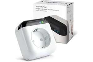 UMBRELLA TH70 WiFi-Steckdosenthermostat – Intelligentes WLAN-Thermostat (230 V / 3450 W) mit App-Steuerung, Sprachsteuerung (Alexa & Google), 7-Tage-Programm & Frostschutz – für Heizungen & Elektrogeräte