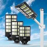 1200W G&uuml;neş Enerjili Ultra Parlak LED Sokak Lambası| Su Ge&ccedil;irmez, Sens&ouml;rl&uuml;, kumandalı