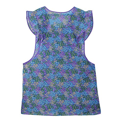 Schürze Kittelschürze „Steffi“ Farbauswahl zufällig kurze Dederonschürze Küchenschürze DDR-Schürze Kittel Ostkittel - 2