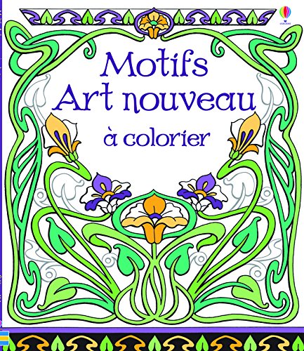 Book's Cover ofMotifs art nouveau à colorier