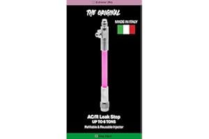 ERRECOM Extreme Ultra Stop-Fuites pour Systèmes de Climatisation et de Réfrigération, comprend le Système d’Insertion Directe Réutilisable et Rechargeable Easy Inject 5/16 SAE (R32 & R410a) - 6 mL