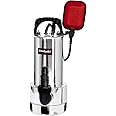 Einhell GC-DP 9035N Submersible Dirty Water Pump | 900W, Stainless Steel Pump, 18,000 L/h, Height-Adjustable Float Switch | 2-in-1 Electric Pump For Easy Drainage Of Floods, Hot Tubs And Pools