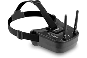 Lunettes FPV 5.8Ghz, Casque vidéo Arris VR-009 5.8G 40CH HD 3 '' LCD Mini Lunettes FPV pour Lunettes pour Drones quadrirotor FPV - Pièces et Accessoires RC