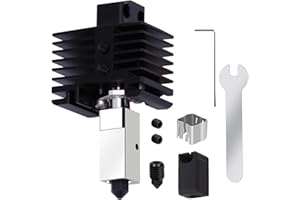 LANKEGU Mise à niveau TZ2.0 Hotend pour Bambu Lab P1P/P1S/X1/X1C/X1E Hotend avec buses en acier trempé de 0,4 mm, bloc chauffant en cuivre plaqué nickel amélioré et tube de gorge