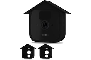 UIQELYS Lot de 2 Coques de Protection en Silicone compatibles avec Les boîtiers de caméra extérieure Blink - Protection Anti-Rayures - Noir