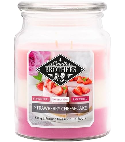 KOTARBAU® Bougie parfumée dans un verre avec couvercle - Idée cadeau - Bougies décoratives d'aromathérapie - Durée de combustion jusqu'à heures (grande vanille