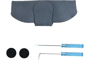 Coleya Universal Estuches de Gafas para Coche, Soporte para Gafas de Sol Magnéticas, Funda para Gafas Coche de Cuero Terciopelo, Universal Accesorio Coche Caja de Gafas de Coche (Azul)