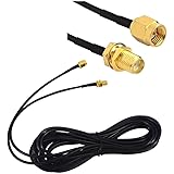 YILIANDUO SMA Antenna Extension Cable SMA Male to SMA Female 2M/ 78.74 inch RG174 SMA Jumper Cable for 2G 3G 4G LTE WiFi FPV 