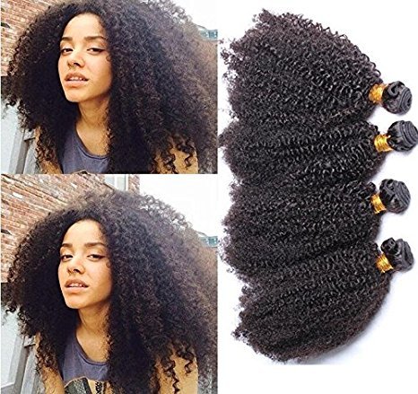 Worldflying 7a Mongolian Kinky Curly Hair Extensions 1 Pc 50 Gram