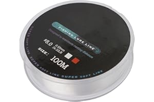 HEIBTENY El sedal invisible de fluorocarbono de 100 m mejora tu tasa de captura con un rendimiento superior