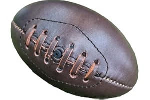 ALL SPORT VINTAGE - Mini Ballon - Choix Socles Disponibles - Cuir De Vachette - Cousu Main - Marque Française