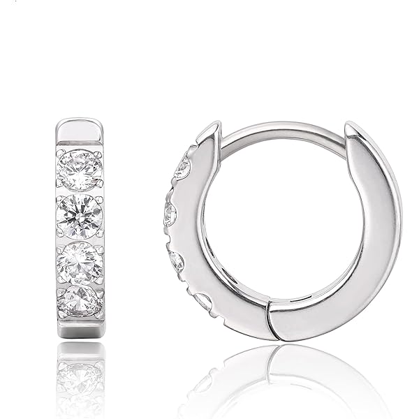 Bengelen Drop Hart Hoop Oorbellen 925 Sterling Zilver Sierlijke Hol Bule Crystal Stud Leverback Oorbel Beste Vriend Leuke Sieraden voor Vrouwen Meisjes