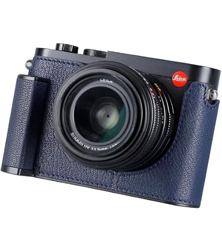 Handgefertigte Halbschale Aus Echtem Leder Für Leica SL Typ601 – Schwarz