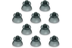 DLUSHE Pack de 10 cúpulas Power Dome para audífonos con auriculares de Phonak, Unitron y Hansaton. Tulipas talla M de 11.5mm de diámetro.