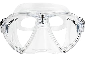 CRESSI Ocean - Single Ocean Mask or Combo Set Ocean Mask + Snorkel Gamma for Diving and Snorkeling, One Size, Adults
