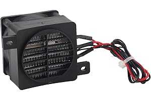 Risegun Calentador 220V 300W PTC, Calentador de CeráMica, Calentador de Ventilador de CeráMica de 300W, Calentador ElectróNico PTC con Ventilador, Adecuado para Humidificador de Aire Acondicionado