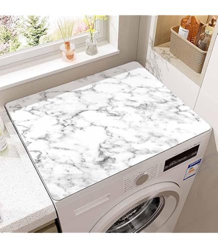 Odot Washer And Dryer Top Mat Cover, 3D Flower Washer Dryer Top - View #2