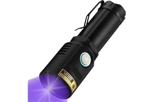 Infinio UV601 Bold V2 10 W 365 nm UV ficklampa, USB-C uppladdningsbar, aluminium, 2400 mW, 5000 mAh