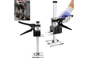 VICKYHOME 2PCS Furniture Jack Lifter Multi-Function Height Adjustment Lifting Device, 29cm Door Lifter Tool Hand Lifting Jack Tool Up To 170kg Board Lifter Cabinet Jack Wall Tile, Height from 17CM