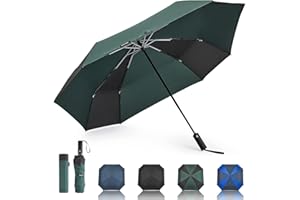 G4Free 54 Pollici Grande Golf Ombrello Quadrato Ombrello Antivento Pieghevole Ombrello Compatto Ombrello Auto