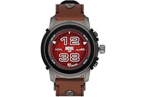 Diesel Montre Connectée Gen 6 pour Homme avec Haut-Parleur, Fréquence Cardiaque, NFC Et Alertes pour Smartphones