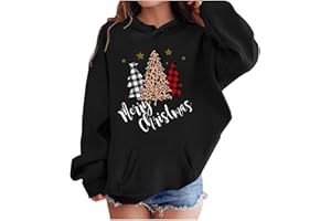 GENERIC Christmas Jumper Kids Girls Christmas Jumper Hooded Xmas Sweatshirt Fashion Graphic Hoodies Kids Girls Age 4-14 Years Xmas Pullover Hoody Girl Winter Long Sleeve Pocket