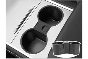 CDEFG Tesla Model 3 Model Y 2021 2022 2023 Consola Central Soporte para Bebidas Coche Silicona Antideslizante Portavasos Organizador Interior Accesorios