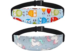 HAZMA 2 Confezioni Fascia Di Sicurezza Per Seggiolino Auto Per Bambini, Fascia Regolabile Per Passeggino, Protegge La Sicurezza Dei Bambini,Fascia Testa Seggiolino Auto