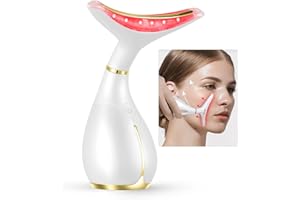 Ms.W Appareil Anti Rides Visage, Beauté Appareils Lifting Massage Visage, Soin Anti-âge de Peau Appareil, Tonification Pour Le Visage Raffermissement Levage Cou, Réduction des Pores, Rechargeable