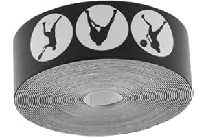 D DOLITY Universel Bande Protection de Tete de Raquette de Tennis Ruban Adhésif en Polyester