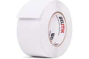 WELSTIK Anti-Slip Tape - Durable and Versatile PVC Material for Indoor and Outdoor Use 5 CM x 5 M, Clear