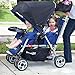 Joovy Caboose Ultralight Stand-On Tandem Pushchair (Newborn Plus, Red)