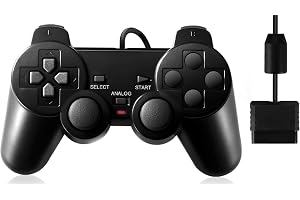 FLLAGG20 1X Trådbunden Handkontroll Kompatibel med PS2 PS1 PSX Joystick