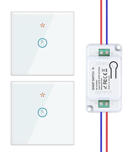 Draadloze lichtschakelaarset, zelfvoorzienende draadloze schakelaar, zonder batterij, draadloze schakelaar, waterdichte wandschakelaar, bedien je lamp tot 200 m afstand