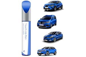 PARTS4EV RQH Peinture de retouche pour Renault Bleu Iron Correspondance exacte – Réparation des rayures et des éclats