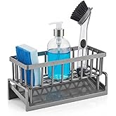 Orret Home Lavabo Organizeri Tezgah &Uuml;st&uuml; ABS Plastik Mutfak Organizer Banyo D&uuml;zenleyici Evye &Uuml;st&uuml; S&uuml;ngerlik Sabunluk Organize