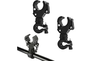 BANJIABB Soporte para muletas, soporte para paraguas para andador, soporte para luz de bicicleta, soporte para luz de bicicleta, soporte para silla de ruedas, para sillas de ruedas, linternas fijas, paraguas,