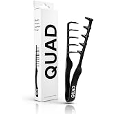 QUAD Mucizevi Tarak, Bukle Belirginleştirici ve Hacim Verici, Islak ve Kuru Sa&ccedil; i&ccedil;in, Unisex Profesyonel Sa&ccedil; Tarağı