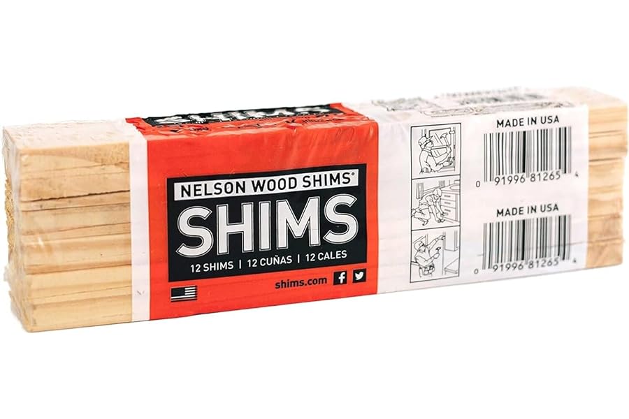 Nelson Wood Shims - 8" Wood Shims (12 count)