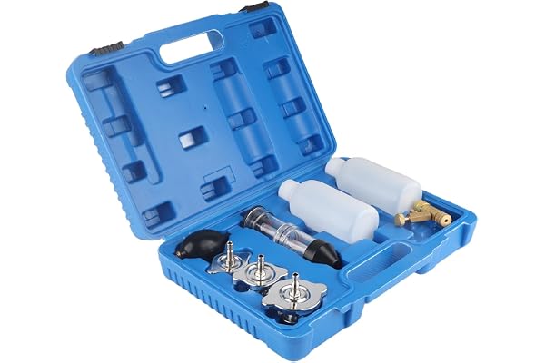 Testeur de Fuite de CO2, Joint de Culasse, Testeur de Fuite avec 3 Connecteurs à Baïonnette, Boîtier en Plastique Inclus, 8 Pièces