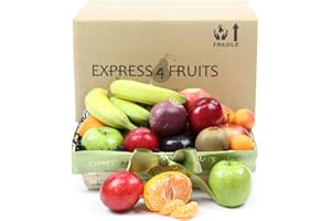EXPRESS4FRUITS Tuttie Fruittie Fruit Basket - Fruit Gift Baskets and Gift Hampers with Next Day UK delivery with Personal Message attached