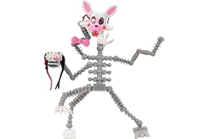 JAZWARES Five Nights at Freddy's Mangle – 15 cm przegubowa figurka z funkcją Jumpscare i świecącymi w ciemności oczami