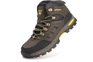 Hitmars Wanderschuhe Herren Trekkingschuhe Damen Wanderhalbschuhe Outdoorschuhe Outdoor Leichte Trekking Schuhe Schwarz Braun Grün Blau Grau 36-48