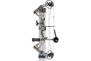 WOLFMAN Archery Dragon X8 RTH Compound Bow Package for Adults and Teens,18”-31” Draw Length,0-60 Lbs Draw Weight,up to IBO 310 fps,No Bow Press Needed,Limbs Made in USA